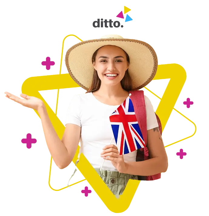 English course for adults Ditto Pro 80 lessons