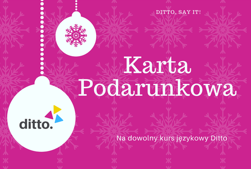 Karta podarunkowa Ditto