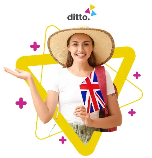 English course for adults Ditto Pro 80 lessons