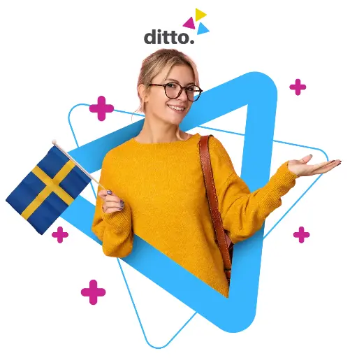 Swedish course for adults Ditto Pro - 80 lessons