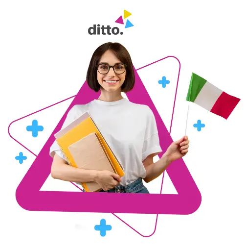 Italian course for adults Ditto Pro - 80 lessons